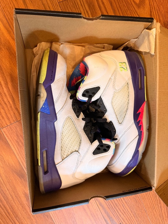 Nike Other - Air Jordan 5 Retro SE "What Air Jordan 5 Retro SE "What The" White Purple Yellow